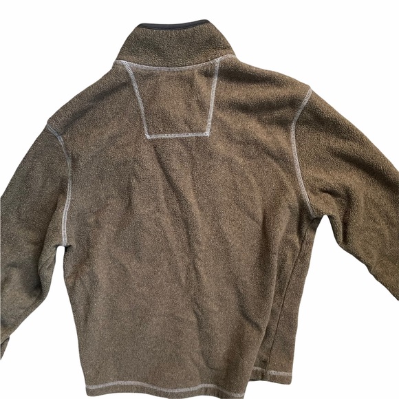 G.H. Bass explorer pullover 1/2 zip fleece tan - Picture 3 of 7